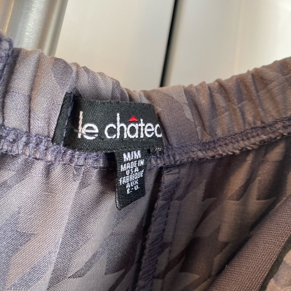 Strapless houndstooth print dress with pockets - Picture 3 of 3